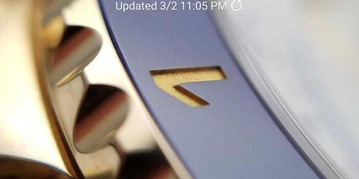 1440x2960 Rolex] Macro shot wallpaper came out amazing (Yacht-Master II) : Watches