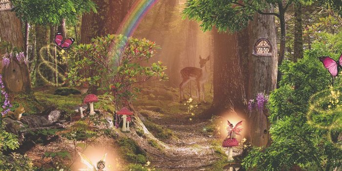 1000x1000 Magic Garden by Arthouse - Multi - Wallpaper - 696009 in 2019