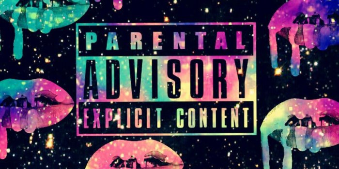 1232x2119 Rainbow parental advisory galaxy wallpaper I created for the app