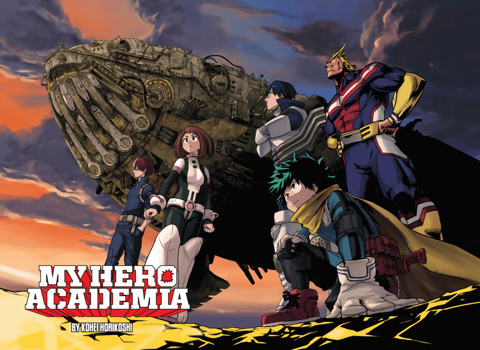 1920x1403 Anime Boku No Hero Academia Tenya Iida Ochako Uraraka Izuku Midoriya