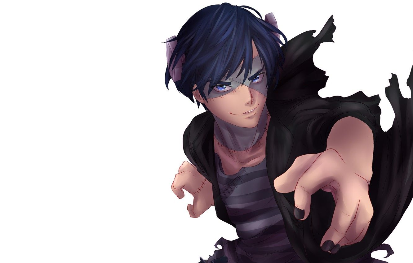 1332x850 Wallpaper look, art, guy, Boku no Hero Academy, My Hero Academia, My