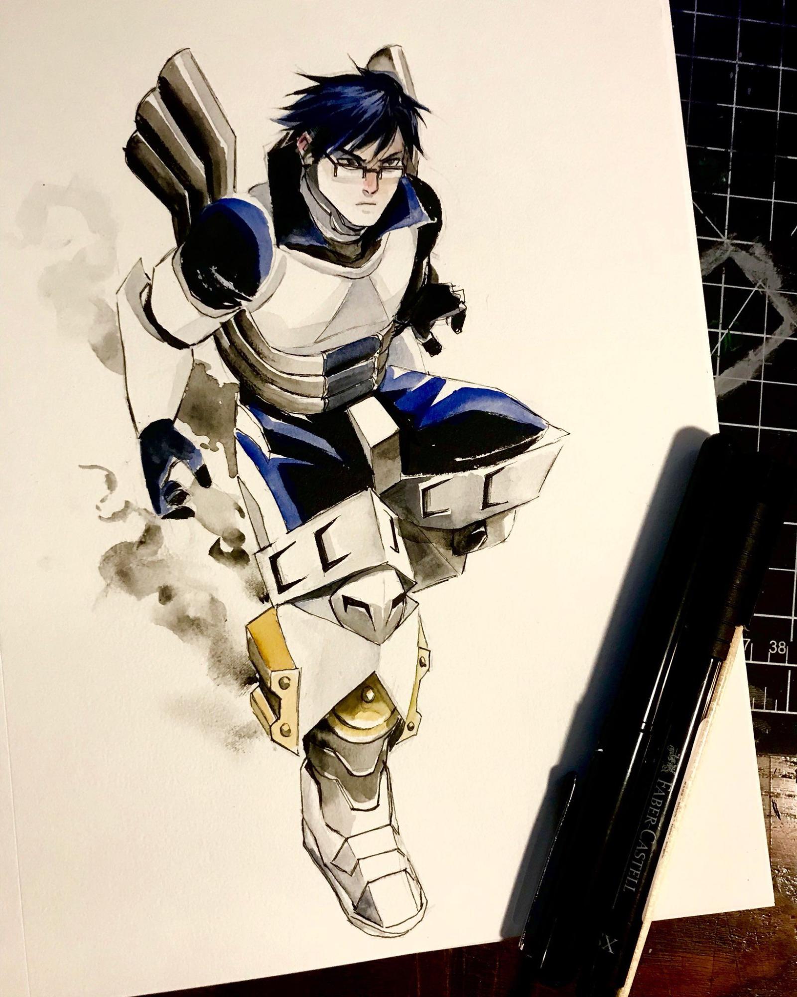 1638x2048 Watercolor Tenya Iida : BokuNoHeroAcademia