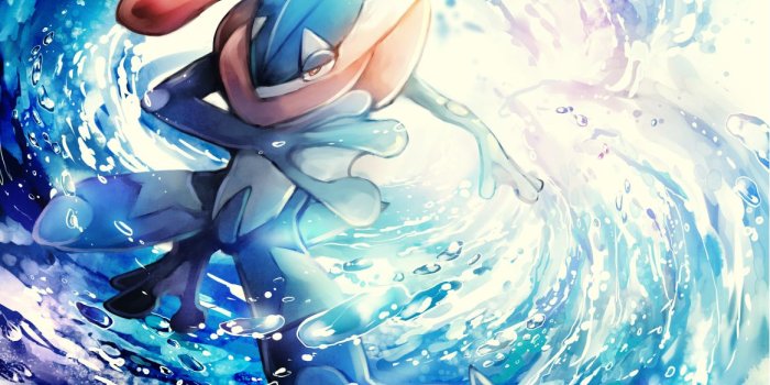 1165x800 Greninja Pokemon Sei Mutsuki Water - Pokemon Greninja Fan Art
