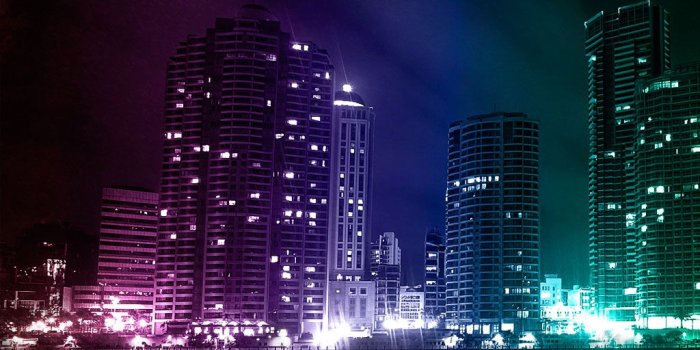 1024x1024 Colorful City Samsung Galaxy Tab 7 wallpapers | Tablet wallpapers