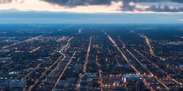 720x1280 720x1280 Night City Top View Buildings Galaxy s3 wallpaper