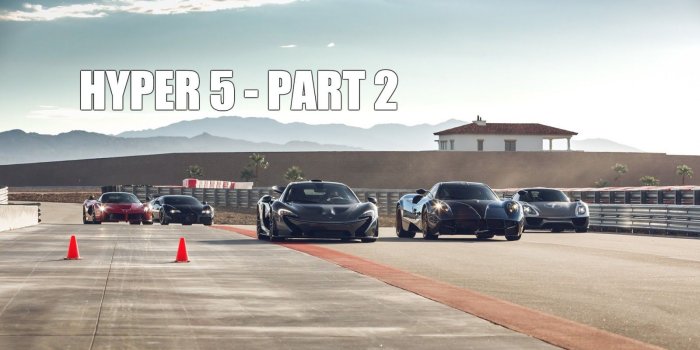 1600x900 Hyper 5 Part 2: LaFerrari v Veyron SS v P1 v 918 Spyder v Huayra