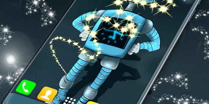 1742x1800 Robot Clock Live Wallpaper Hd for Android - APK Download