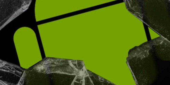 1080x1920 Android Robot Broken Screen Smartphone Wallpaper and Lockscreen HD