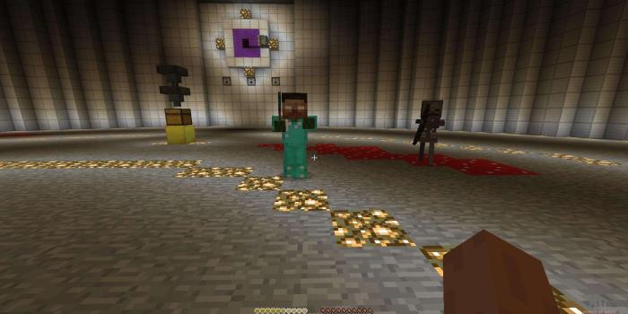 1920x1080 Minecraft Redstone Boss battle mech GlaDOS for Minecraft