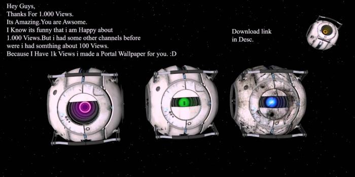 1280x720 1K Views Special (portal wallpaper)