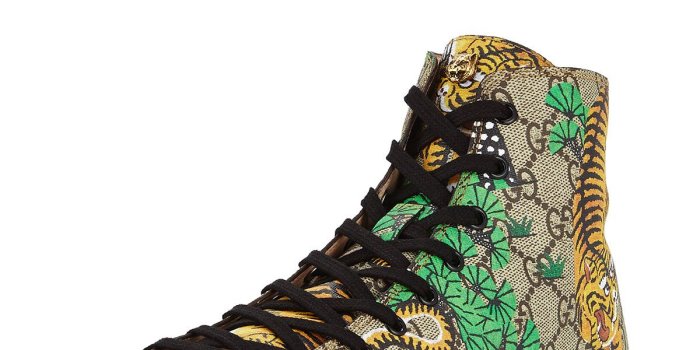 1200x1500 Bengal Canvas High-Top Sneaker, Multicolor