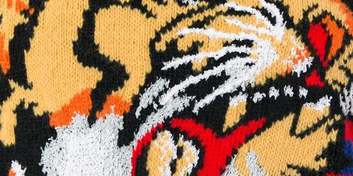 1000x1334 gucci zapatos baratas mercadolibre, Gucci Suéter A Rayas Con Tigre