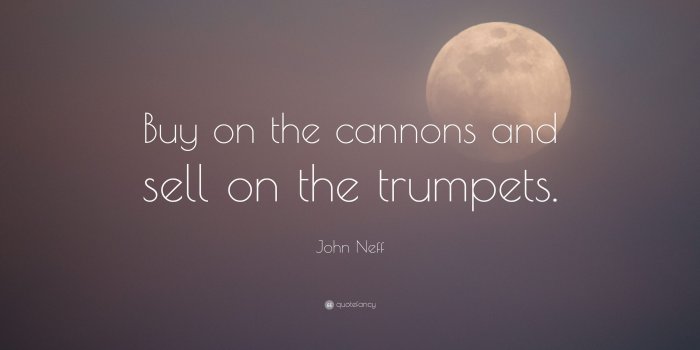 3840x2160 John Neff Quote: “Buy on the cannons and sell on the trumpets.” (7
