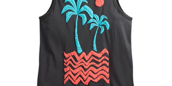 1000x1000 Disney Moana Puff Ink Tank Tee for Men by Neff – Dark Gray