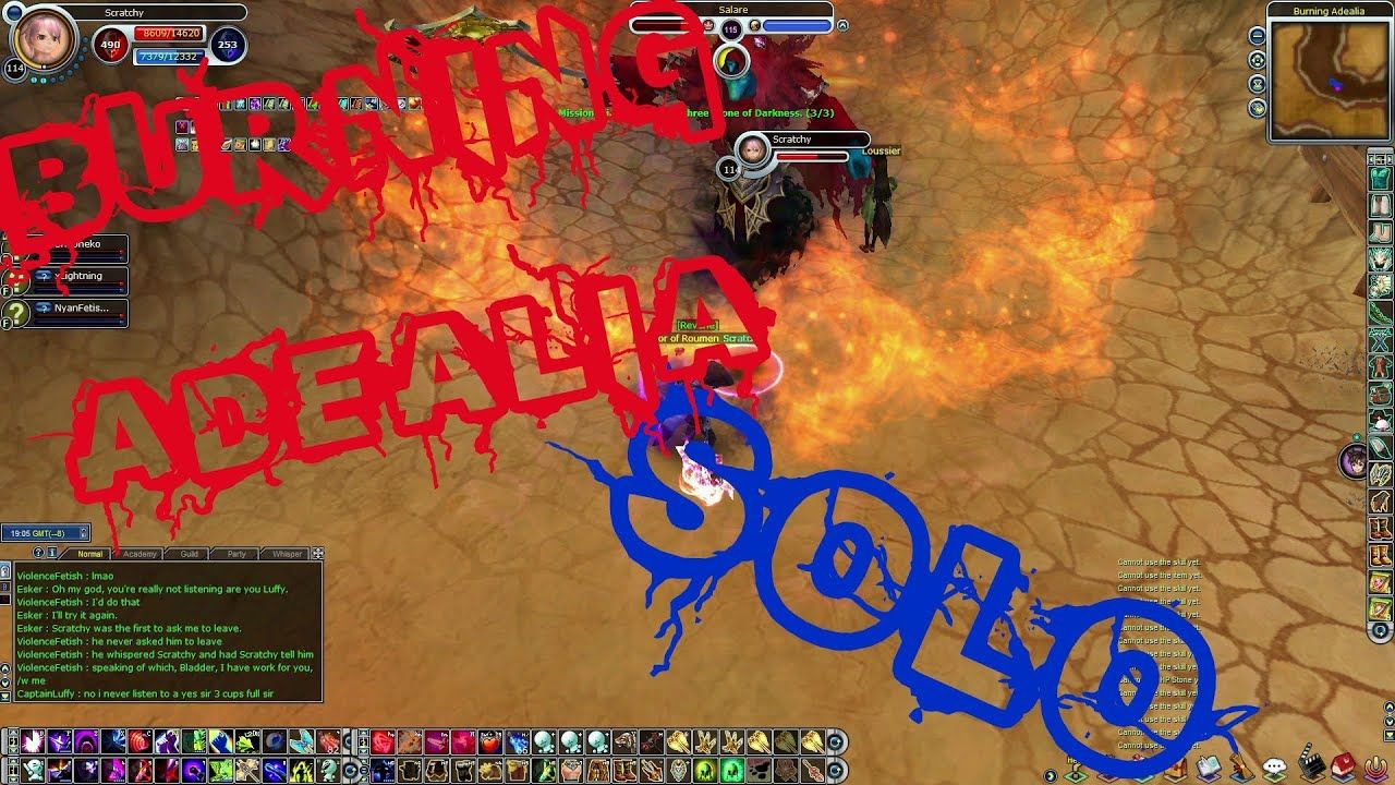 1920x1080 Burning Adealia solo (Half run) - Fiesta Online
