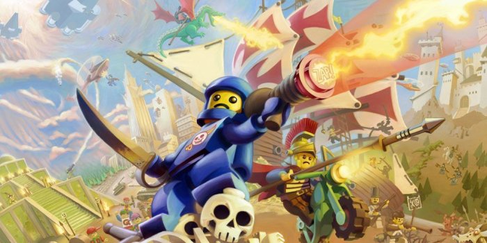 1024x768 Epic Win - The classic BrikWars image from Mike Rayhawk that