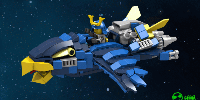 1920x1080 Built another revamp of a Lego Universe Rocket: The Royal Sentinel