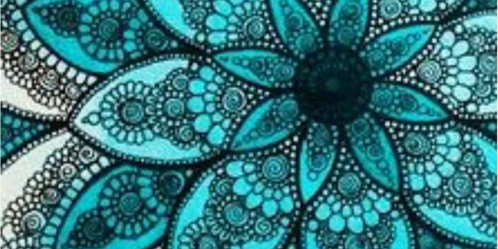1149x1712 Wallpaper : Teal Black And White Mandala Patterns Mandalas Baby Blue