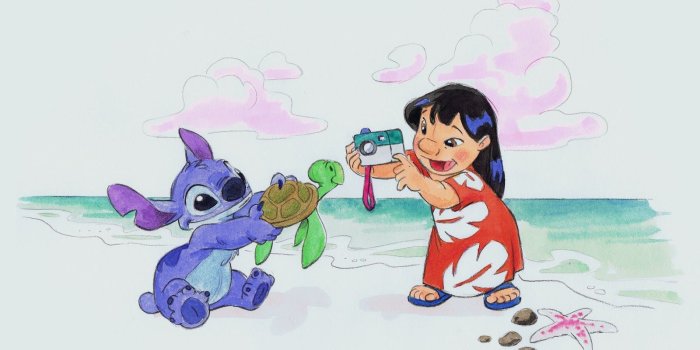 1600x1089 Lilo & Stitch Disney Cartoon HD Image Wallpaper for iPad - Cartoons