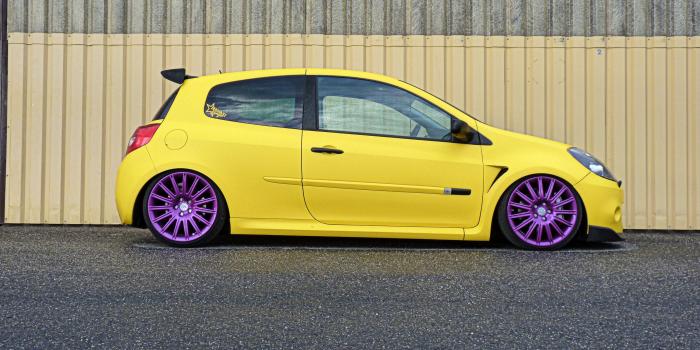 4000x2248 2961420 renault renault clio stance yellow cars car wallpaper and