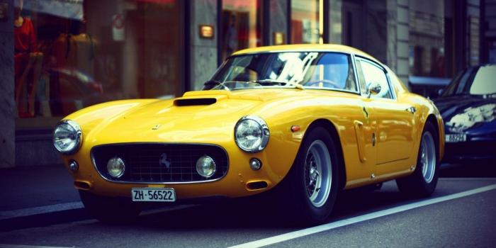 1920x1200 Yellow Ferrari Old Cars Wallpapers - HD Wallpapers