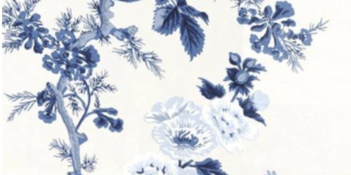 1006x1002 Pyne Hollyhock wallpaper Schumacher wallpaper toile wallpaper blue floral  wallpaper blush wallpaper chintz blue white wallpaper designer