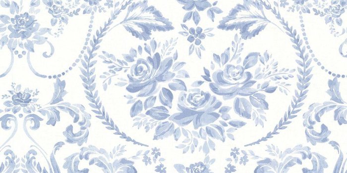 1000x1000 Brewster Canne Blue Floral Wallpaper Sample in 2019 | Products