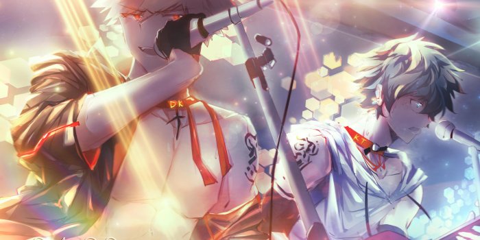 3200x2400 Katsuki Bakugo & Izuku Midoriya Live Concert HD wallpaper download