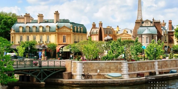 1600x1200 February 2010 Walt Disney World Calendar - AllEars.Net