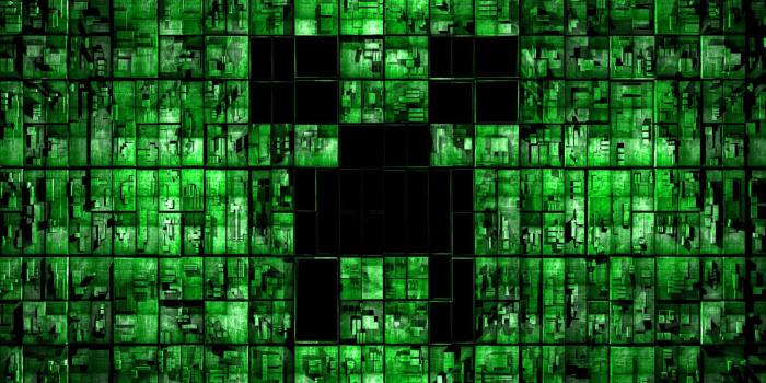 2560x1440 Minecraft Creeper