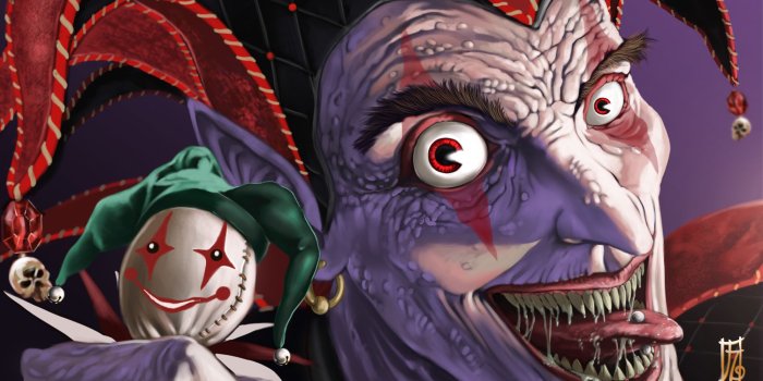 2200x1285 Jester Evil Joker Drawings | free download jester background wicked