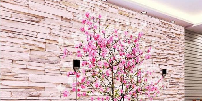 1126x911 3d red plum blossom wall with fresco wall mural 3d wallpaper 3d wall papers  for tv backdrop