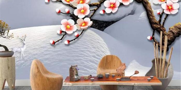 1024x887 Custom Any Size 3d Wallpaper Beautiful Plum Blossoms And Birds Artistic  Cnception 3d Relief TV Sofa Background Decoration Mural Wallpaper