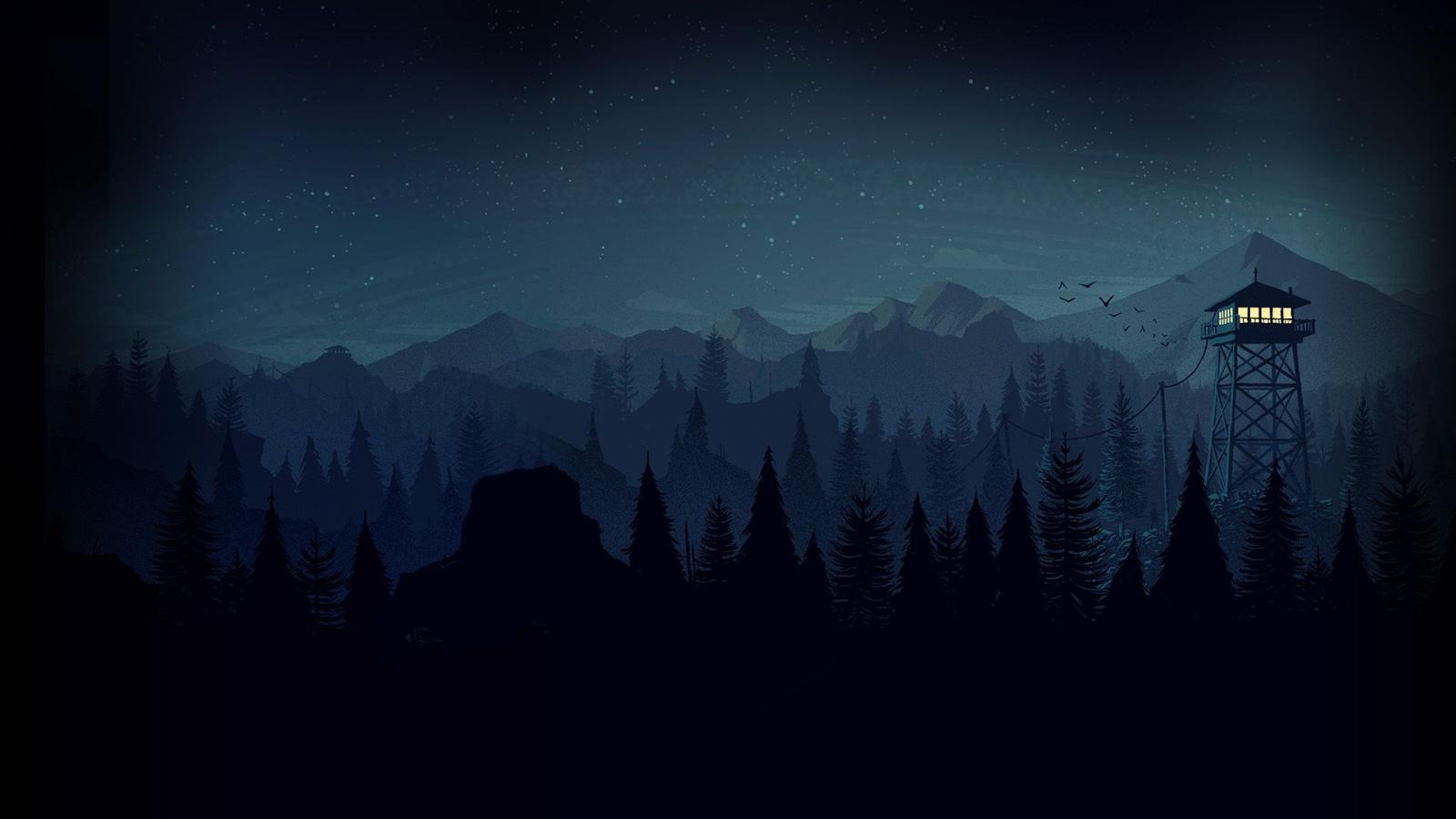 1920x1080 The Video Game Gallery Firewatch Wallpapers - Shortleaf Black Spruce