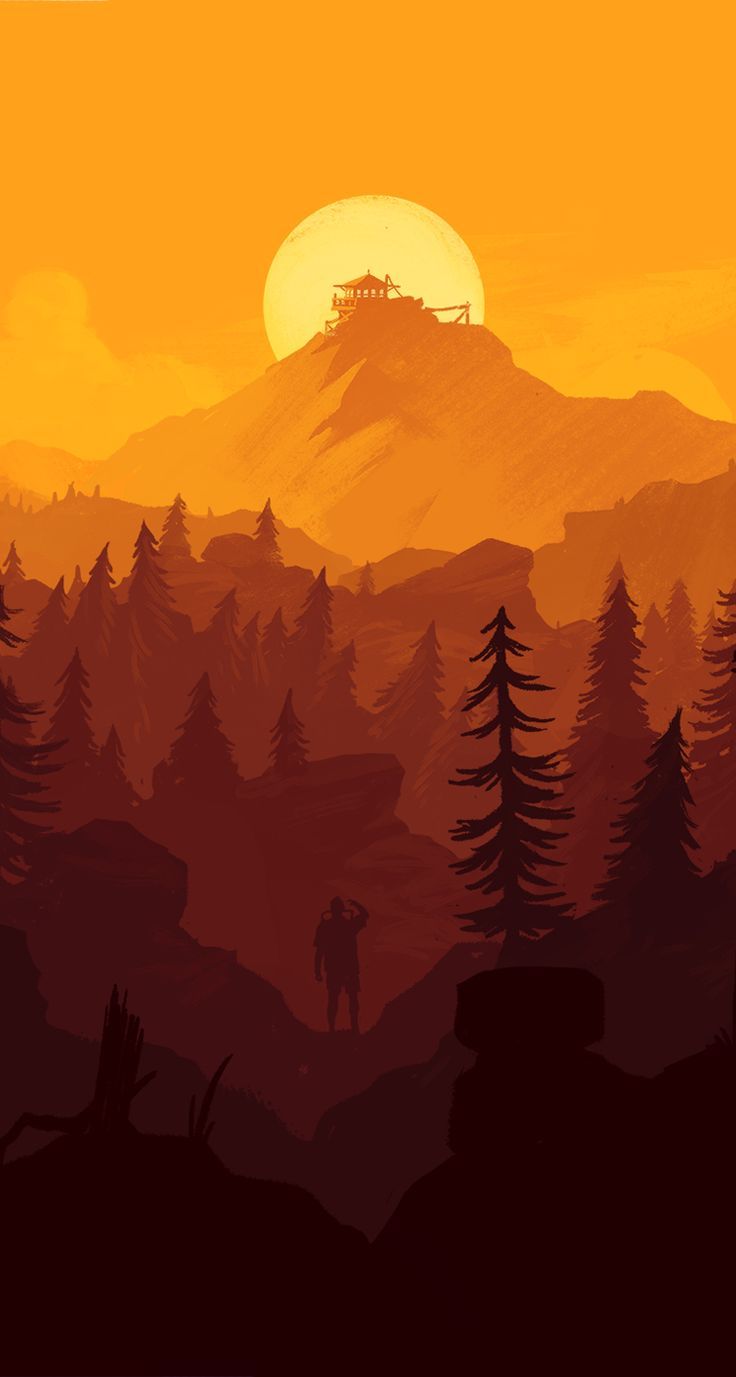 736x1377 Firewatch Wallpaper - Game Firewatch (#1235440) - HD Wallpaper Download