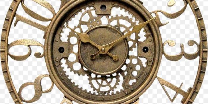 900x920 Clock Steampunk Wall Shelf Wallpaper Clock Png Download - Steampunk