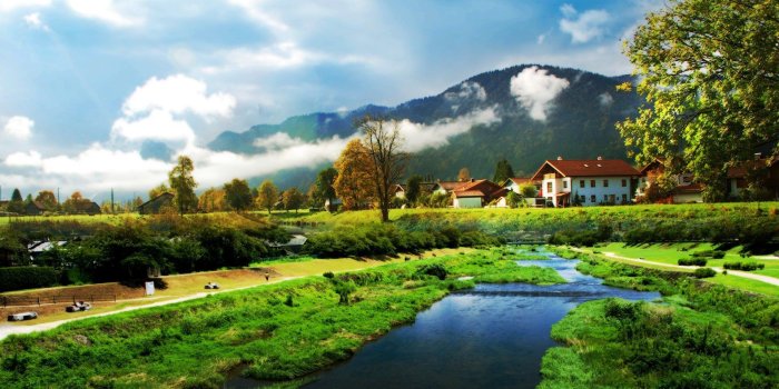 1920x1200 green nature scenery background wallpaper