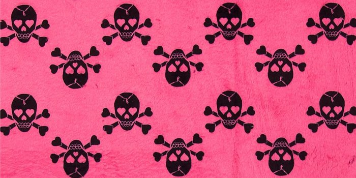 1000x1000 Pink and Black Skulls wallpaper_Funny Wallpapers_download free wallpaper