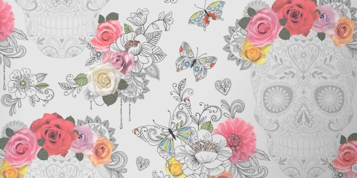 836x1024 Pink Sugar Skull Wallpaper – BEST HOME WALLPAPER