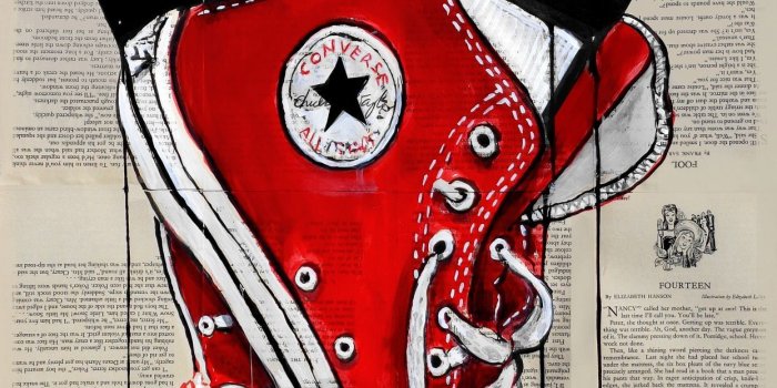 1244x1920 Red Converse All-Stars | Art I love | Saatchi art, Graphic art, Drawings