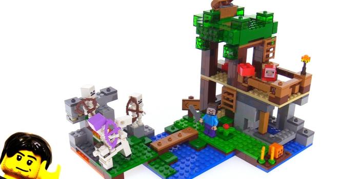 1600x900 LEGO Minecraft The Skeleton Attack review! 21146