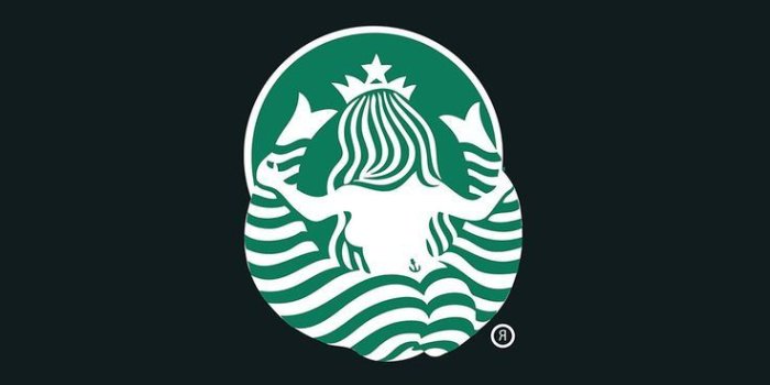 736x1308 Starbuck Wallpaper: cool back-of-starbucks-logo-art-iphone6-plus