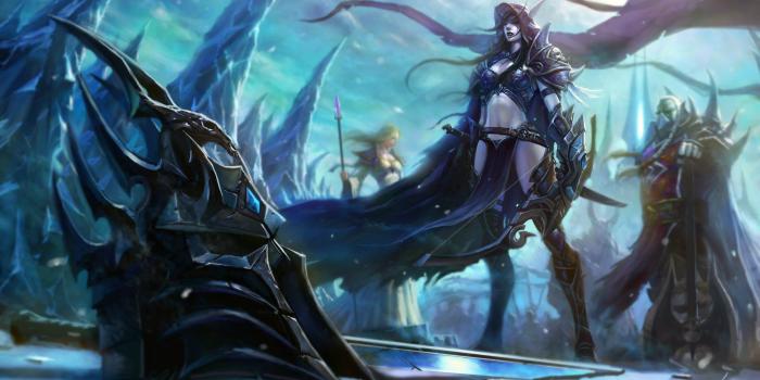 2000x1125 Awesome Lich King wallpaper, wondering who made it. Anyone recognize