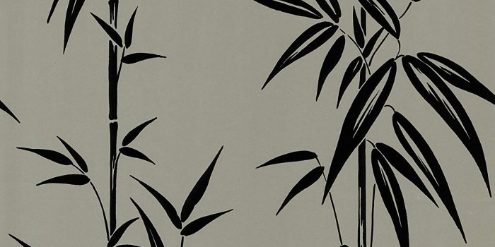 1261x1500 Brewster 414-46909 Asuka Pewter Bamboo Wallpaper