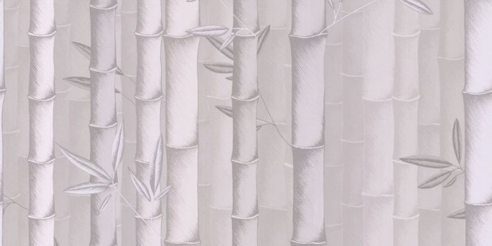 996x1000 Bamboo by Osborne & Little - Silver - Wallpaper - W7025/05