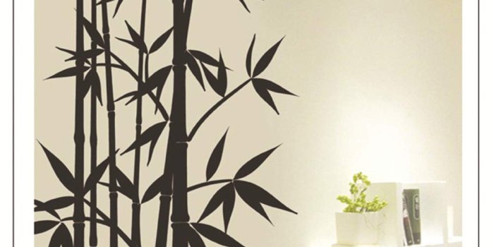 1001x849 Buy Black Bamboo Wall Stickers Murals Art for Home Decal Decor