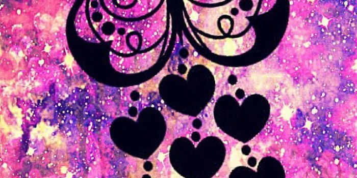 720x1280 Butterfly Hearts Galaxy Wallpaper #androidwallpaper #iphonewallpaper
