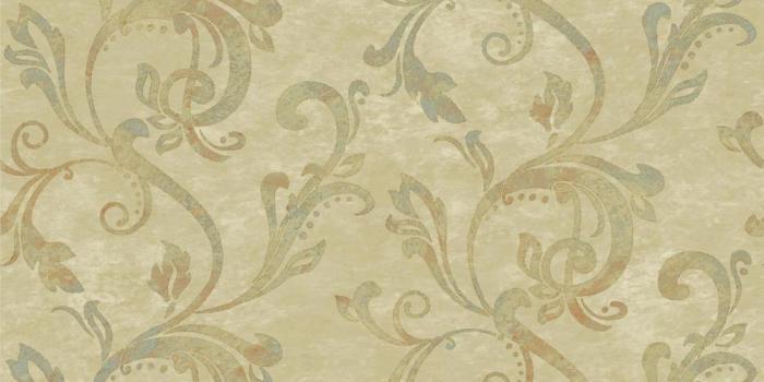 1000x1000 Charlotte Watercolor Scroll Wallpaper