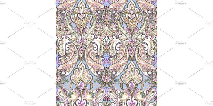 1160x772 Colorful Paisley Pattern