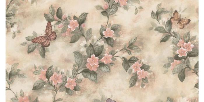 1000x1000 Brewster Kitchen Bath Bed Resource Iii Pastel Butterfly - Floral